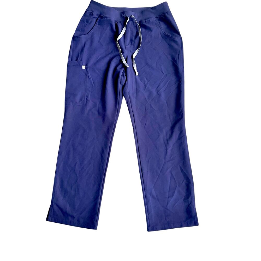 FIGS Kade Scrub Pants L Navy Technical Core Medical Luxe Stretch Fit